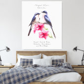 Toile Août Mois de naissance Gladiolus à fleurs avec ois (Insitu(Chambre))