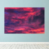 Toile août rouge (Insitu (Plancher de Bois))