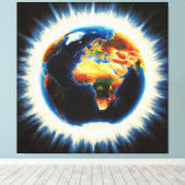 Toile *~* AP70 Light Earth World Cosmic Love (Insitu (Plancher de Bois))