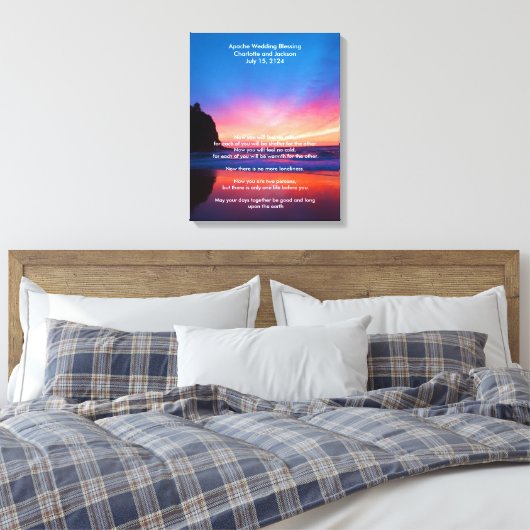 Toile Apache Bénédiction au lever du soleil (Insitu(Chambre))