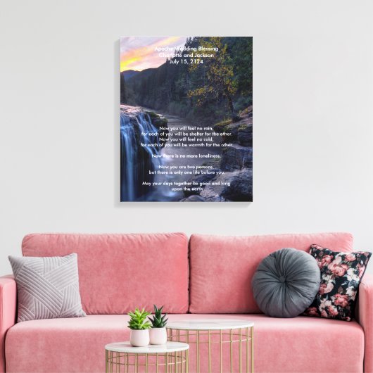 Toile Apache Mariage Blessing River Water Falls (Insitu(Salon))
