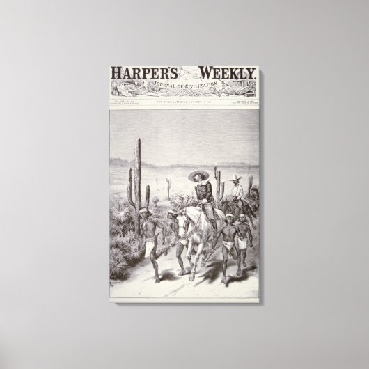 Toile Apache Scouts dirige la patrouille de l'armée à la (Recto)