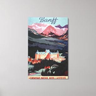 Toile Aperçu de l'affiche de Fairmont Banff Springs