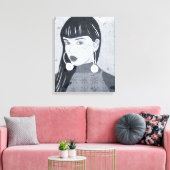 Toile Aperçu du portrait nocturne (Insitu(Salon))