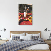 Toile Apéritif et hors-d'oeuvre préparés : pain, olives, (Insitu(Chambre))