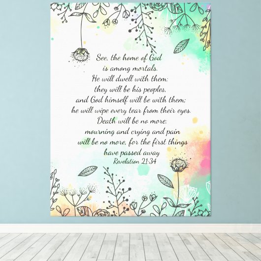 Toile Apocalypse 21:34 (Insitu (Plancher de Bois))