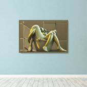 Toile Apogée de l'hyperbole (Insitu (Plancher de Bois))
