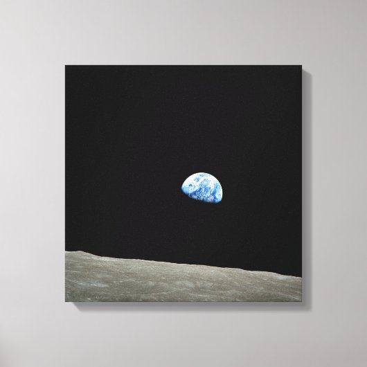 Toile Apollo 8 NASA Moon Mission Earthrise (Recto)