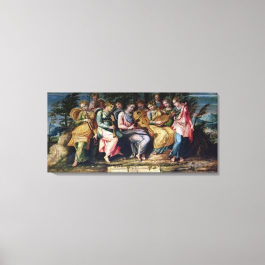Toile Apollo et les Muses, 1600 (Recto)
