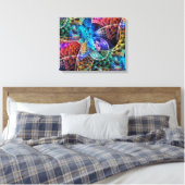 Toile Apophyse Abstraite Fractale X - côte à côte (Insitu(Chambre))