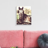 Toile Appaloosa dans le baudrier (Insitu(Salon))