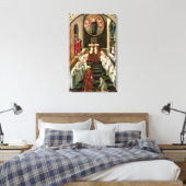 Toile Apparition de la Vierge à une communauté (Insitu(Chambre))
