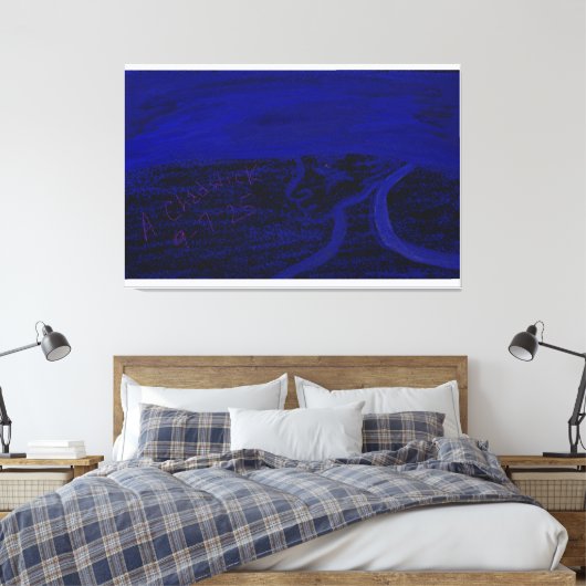 Toile Apparition in the Sea Stretched Canvas Print (Insitu(Chambre))