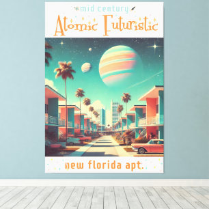 Toile Appartements Floridiens Futuristes Atomiques Neufs