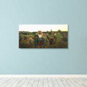 Toile Appel dans les Gleaners, 1859 (Insitu (Plancher de Bois))