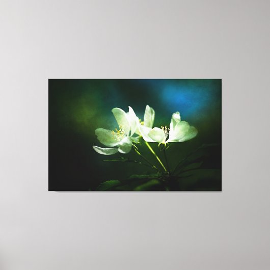 Toile Apple Blossom - Deux Fleurs (Recto)