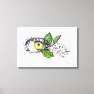 Toile Apple de mon oeil L'art du dessin surréaliste