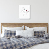 Toile Application du rouge à lèvres (Insitu(Chambre))