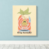 Toile "Apportez des cache-oreilles !" Affiche criante de (Insitu (Plancher de Bois))