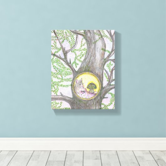 Toile Apprendre à voler (Insitu (Plancher de Bois))