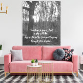Toile Apprenez-moi à danser, Seigneur prière chrétienne (Insitu(Salon))