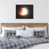 Toile Approcher l'éclipse totale de la lune (Insitu(Chambre))