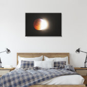 Toile Approcher l'éclipse totale de la lune (Insitu(Chambre))
