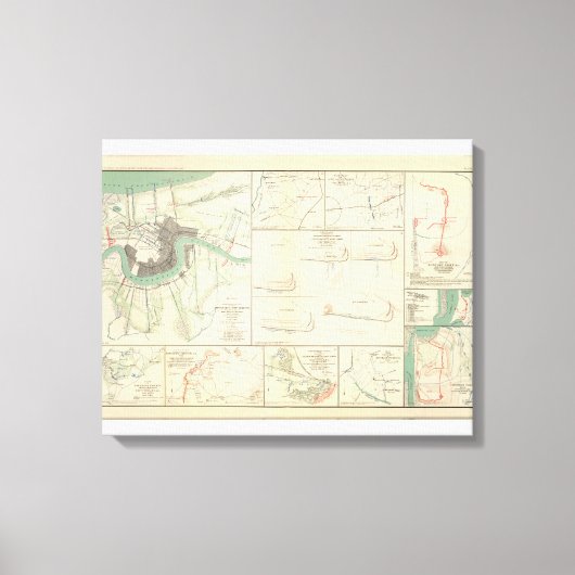Toile Approches de la Nouvelle-Orléans (Recto)
