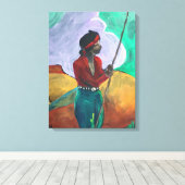 Toile Après Dessin - Le Petit Shepard (Insitu (Plancher de Bois))