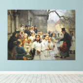 Toile Après la première communion par Carl Frithjof Smit (Insitu (Plancher de Bois))