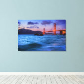 Toile Après le coucher du soleil à Baker Beach (Insitu (Plancher de Bois))