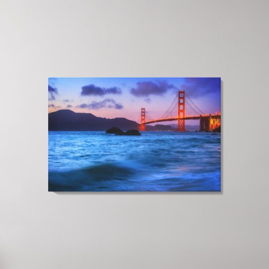 Toile Après le coucher du soleil à Baker Beach (Recto)