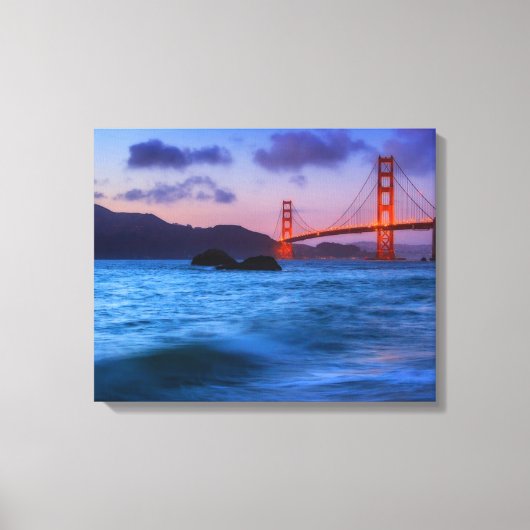 Toile Après le coucher du soleil à Baker Beach (Recto)