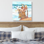 Toile Après le lancement du curragh Paul Henry (Insitu(Chambre))