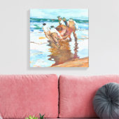 Toile Après le lancement du curragh Paul Henry (Insitu(Salon))