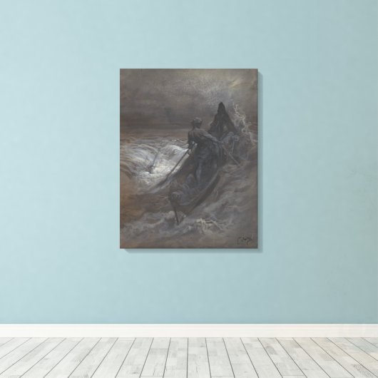 Toile Après l'épave par Gustave Doré (Insitu (Plancher de Bois))