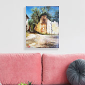 Toile APRÈS-MIDI À RIMAGGIO / Vue Toscane (Insitu(Salon))