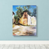 Toile APRÈS-MIDI À RIMAGGIO / Vue Toscane (Insitu (Plancher de Bois))