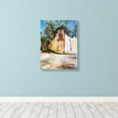 Toile APRÈS-MIDI À RIMAGGIO / Vue Toscane (Insitu (Plancher de Bois))