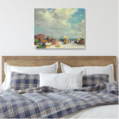Toile Après-midi d'été sur la plage (par E.H. Potthast) (Insitu(Chambre))