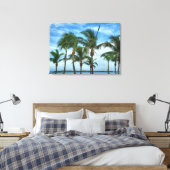 Toile Après-midi tropical avec palmiers (Insitu(Chambre))