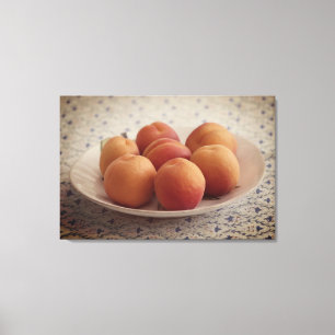 Toile Apricots sur plaque