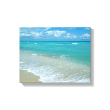 Aqua Bright Blue Beach Waves