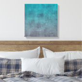 Toile Aqua Green Gris effet de pierre rustique Abstrait (Insitu(Chambre))
