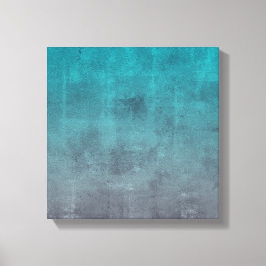 Toile Aqua Green Gris effet de pierre rustique Abstrait (Recto)
