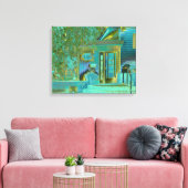 Toile Aqua House 1 (Insitu(Salon))