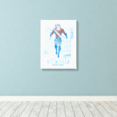 Toile Aquaman - Atlantis Surf Club (Insitu (Plancher de Bois))