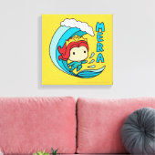 Toile Aquaman | Chibi Mera Riding Vague Graphique (Insitu(Salon))