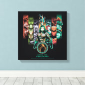 Toile Aquaman | Graphique d'Atlanteans "Unite The Kingdo (Insitu (Plancher de Bois))