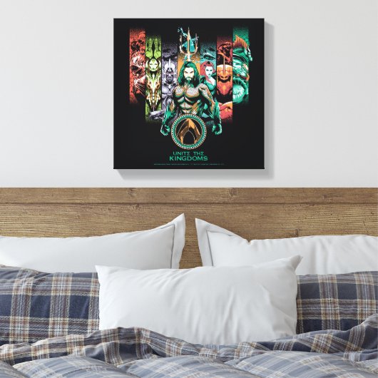 Toile Aquaman | Graphique d'Atlanteans "Unite The Kingdo (Insitu(Chambre))